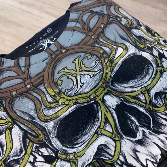 xtreme couture tshirt Studded size 3XL men - Picture 5 of 8